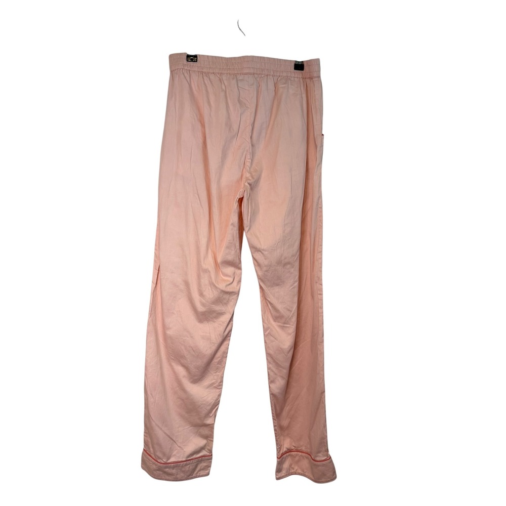 LAKE Pajamas Poplin Pima Pajama Set Peony Pink Cotton Long Sleeve‎ Pants XS - Picture 9 of 10
